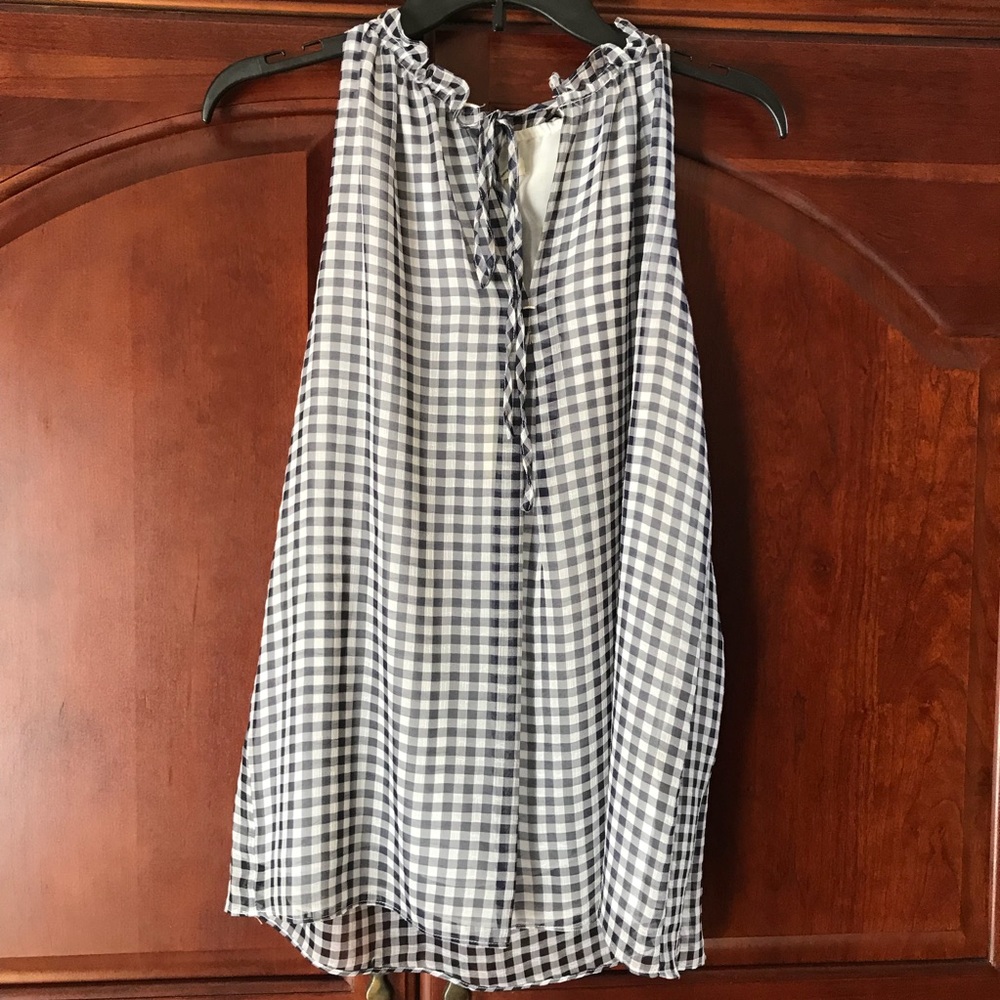 NWT Max Studio Gingham Top
